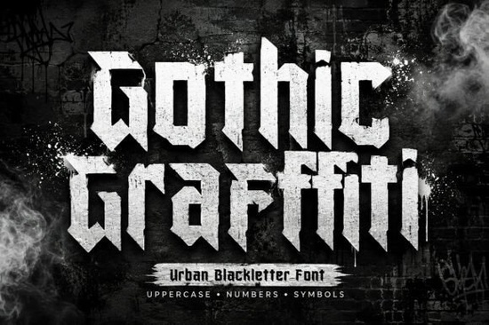 Gothic Graffiti Font